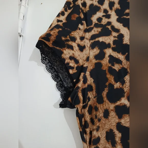Venus leopard dress size large - Picture 5 of 5